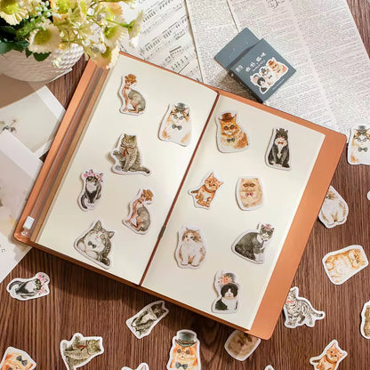 Sticker Box - Hello, Kitty Cats - 46 Stickers