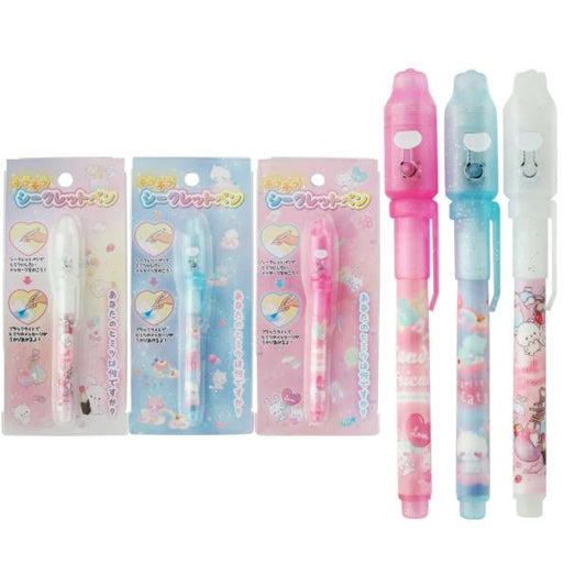 RESTOCK! Secret Message UV Pen - Invisible Ink Pen with Built-In Black Light