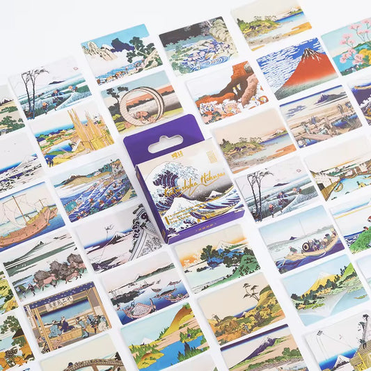 Sticker Box – Katsushika Hokusai 🌊