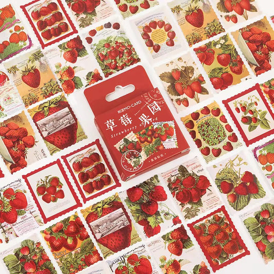 Sticker Box - Vintage Strawberry