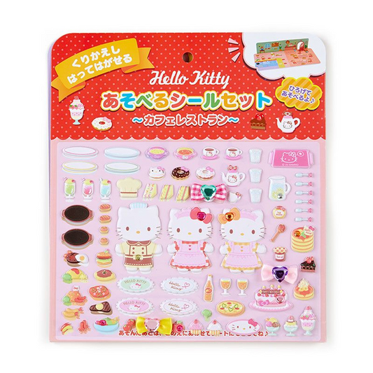 Sanrio Hello Kitty - Play Sticker Set – Café Shop Edition ☕