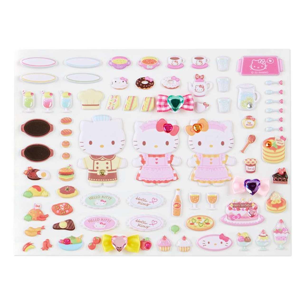 Sanrio Hello Kitty - Play Sticker Set – Café Shop Edition ☕