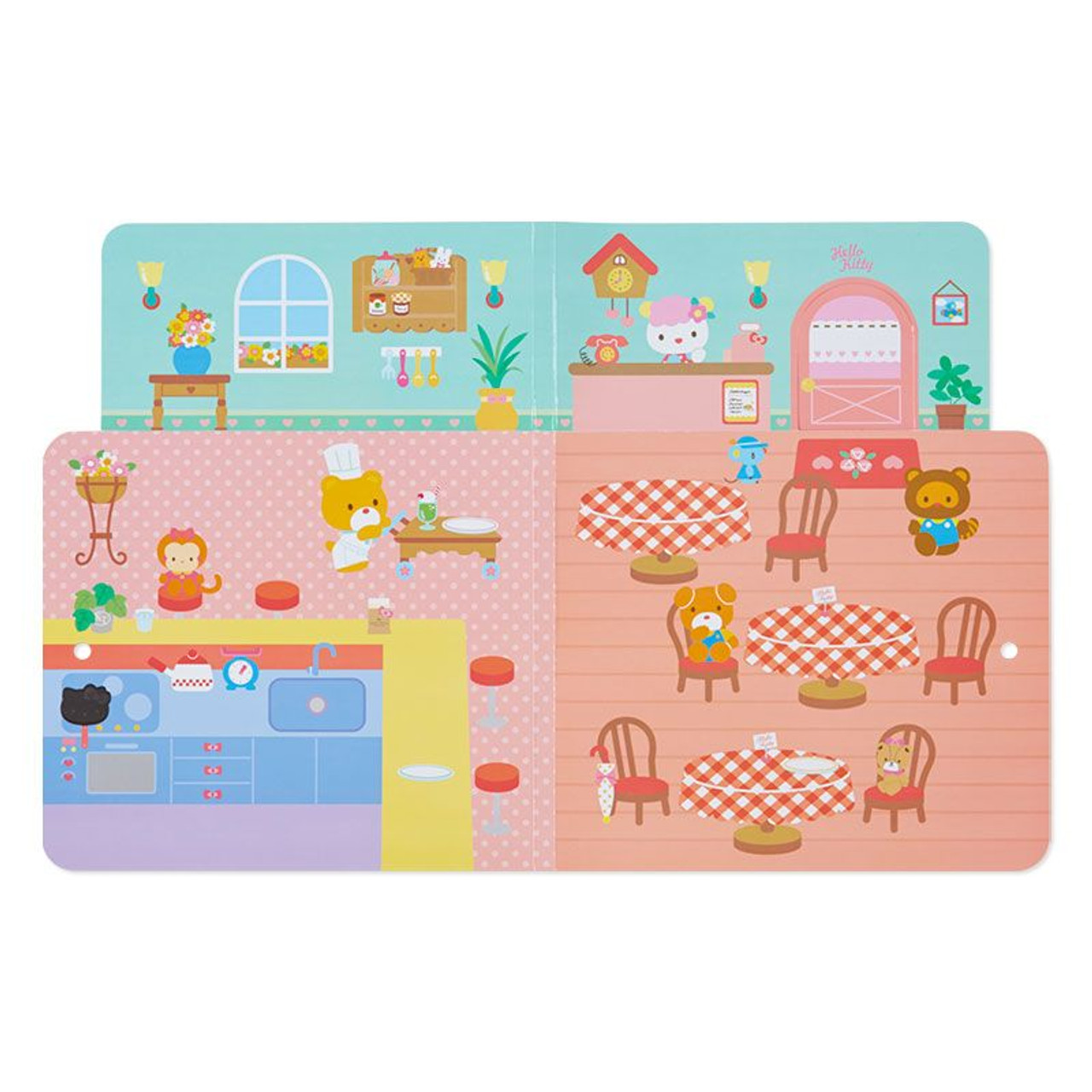 Sanrio Hello Kitty - Play Sticker Set – Café Shop Edition ☕