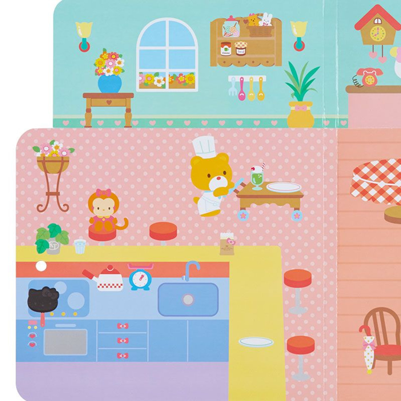 Sanrio Hello Kitty - Play Sticker Set – Café Shop Edition ☕