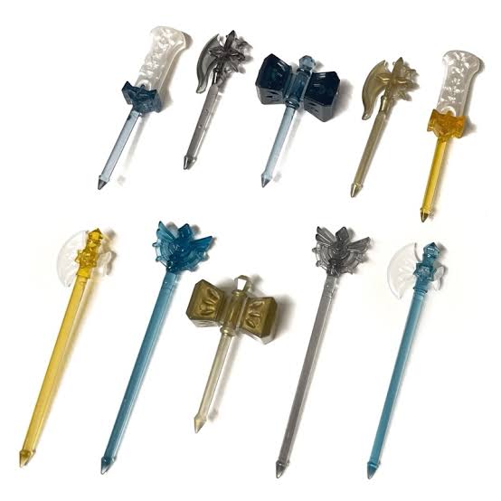 Food Picks - Fantasy Weapon Bento Accessories - Set of 10