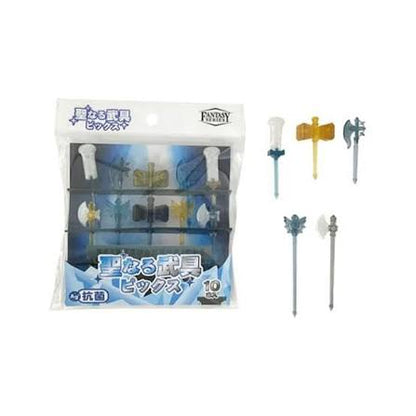 Food Picks - Fantasy Weapon Bento Accessories - Set of 10