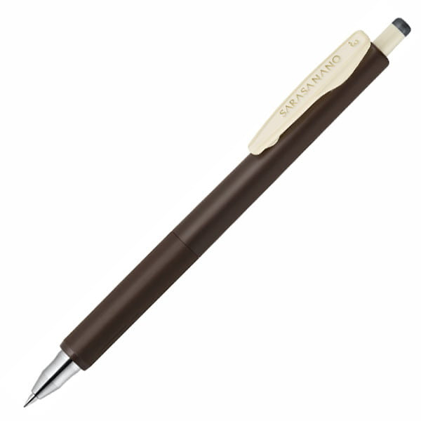 Zebra Sarasa Nano 0.3mm - Brown Grey