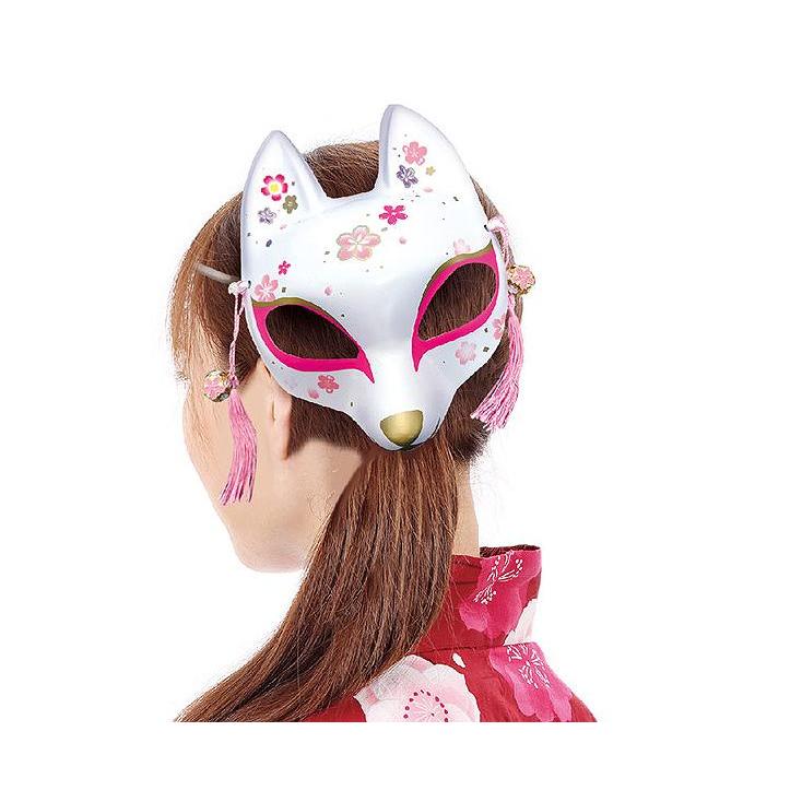 RESTOCK! Fox Festival Mask - Black & White