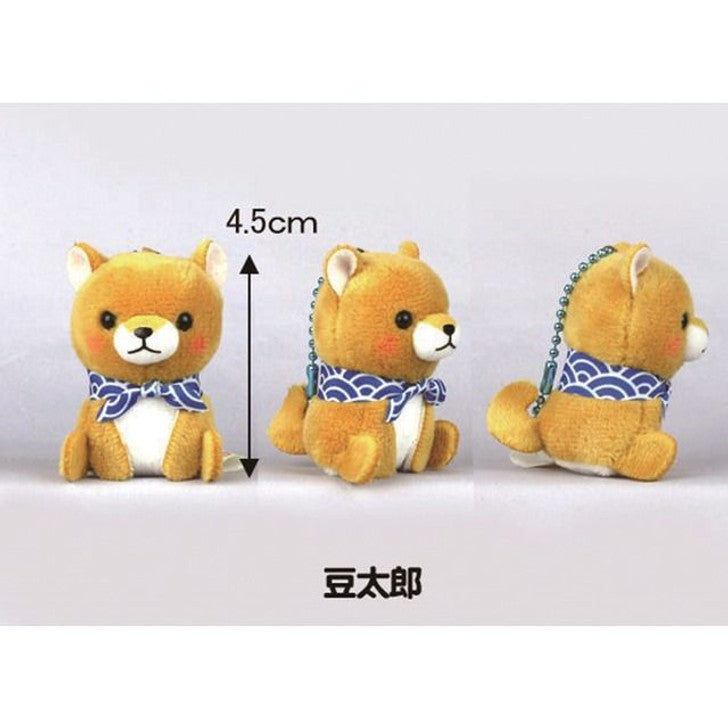 Amuse Puchimaru Totaro Mini Plush – Cute Shiba Inu Keychain Toy