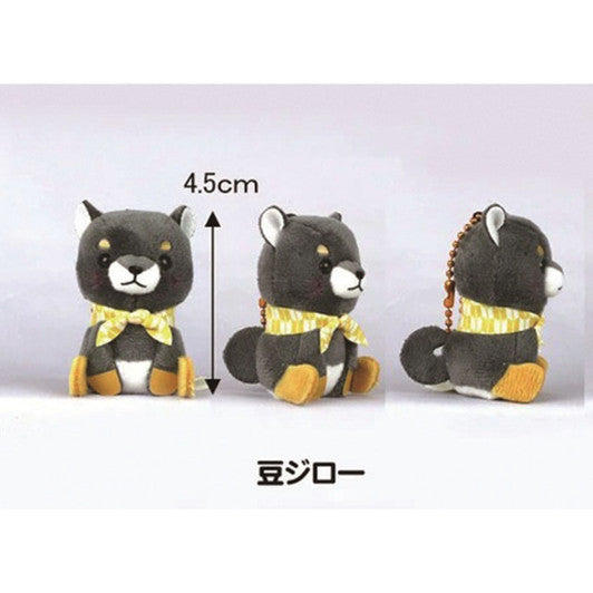 Amuse Puchimaru Mamejiro Mini Plush – Cute Shiba Inu Keychain Toy