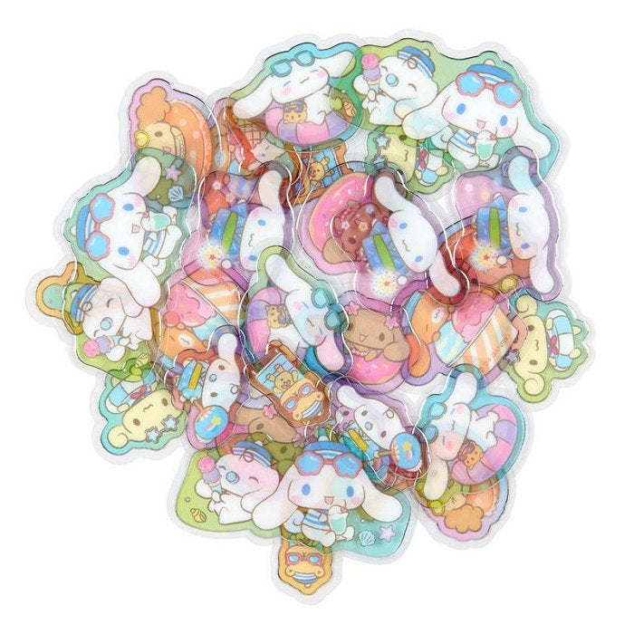 Sanrio Cinnamoroll - Clear Flake Stickers Summer