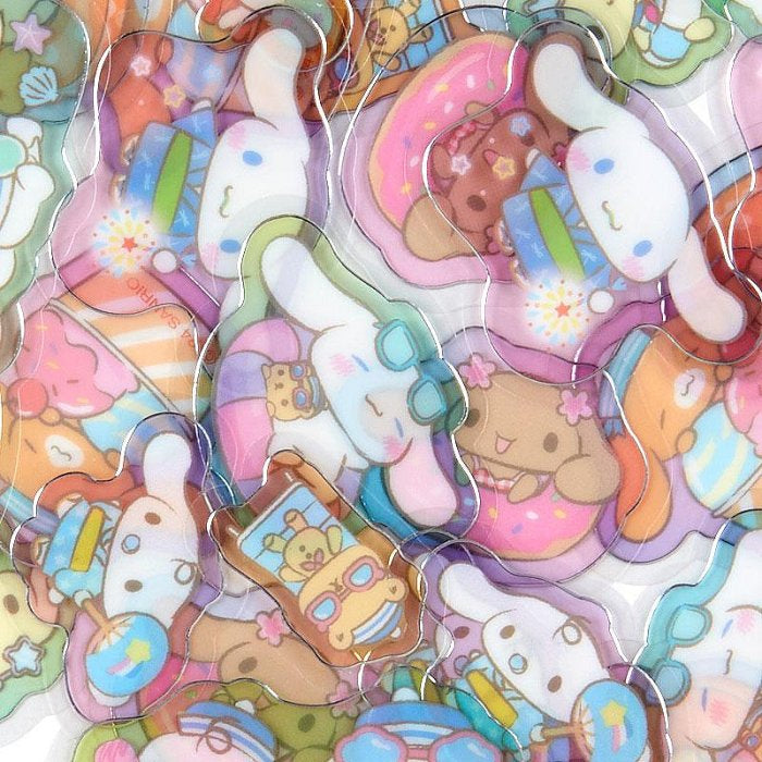 Sanrio Cinnamoroll - Clear Flake Stickers Summer
