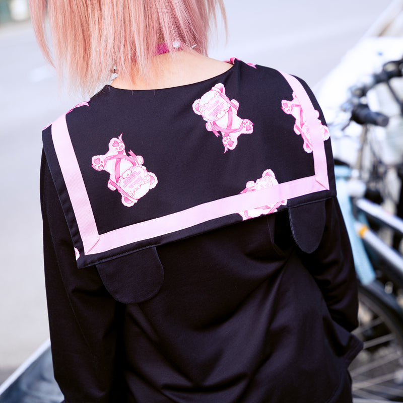 ACDC RAG x Peach☆Punch - Sailor Top Sleepy Kawaii Gamer Bear