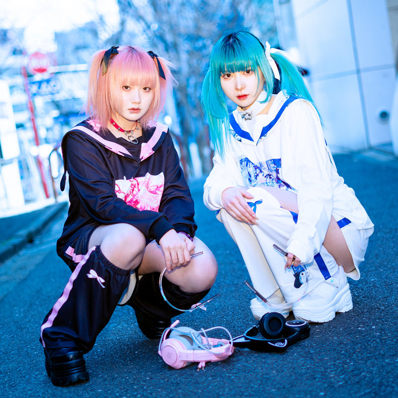 ACDC RAG x Peach☆Punch - Sailor Top Sleepy Kawaii Gamer Bear