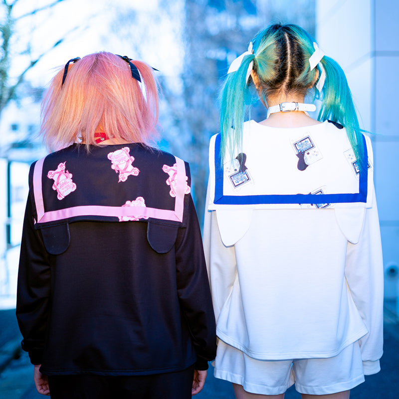 ACDC RAG x Peach☆Punch - Sailor Top Sleepy Kawaii Gamer Bear