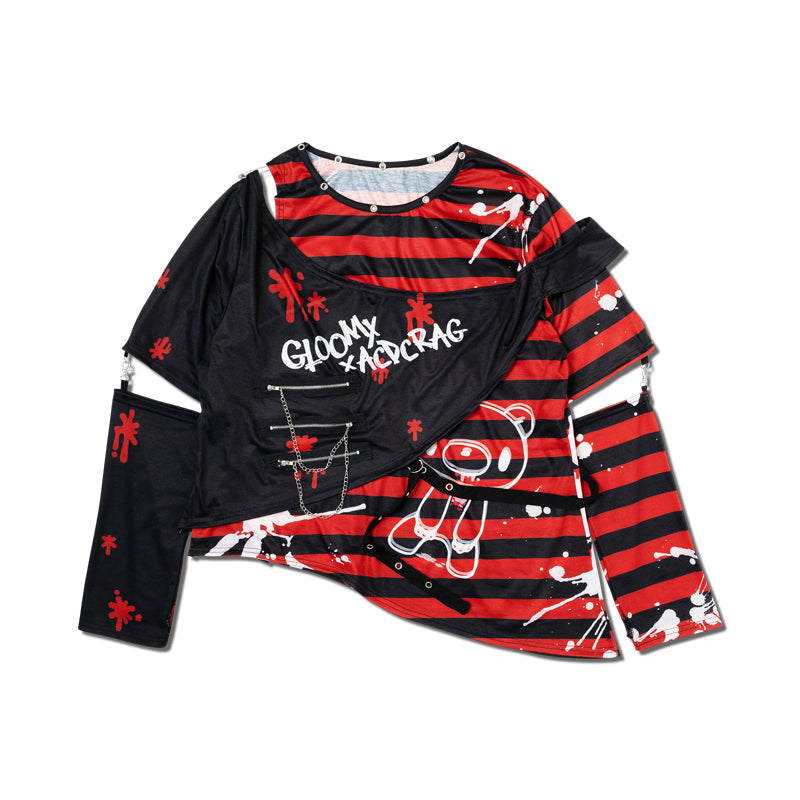 ACDC RAG x Gloomy Bear - Dark Plus Size Long Sleeve