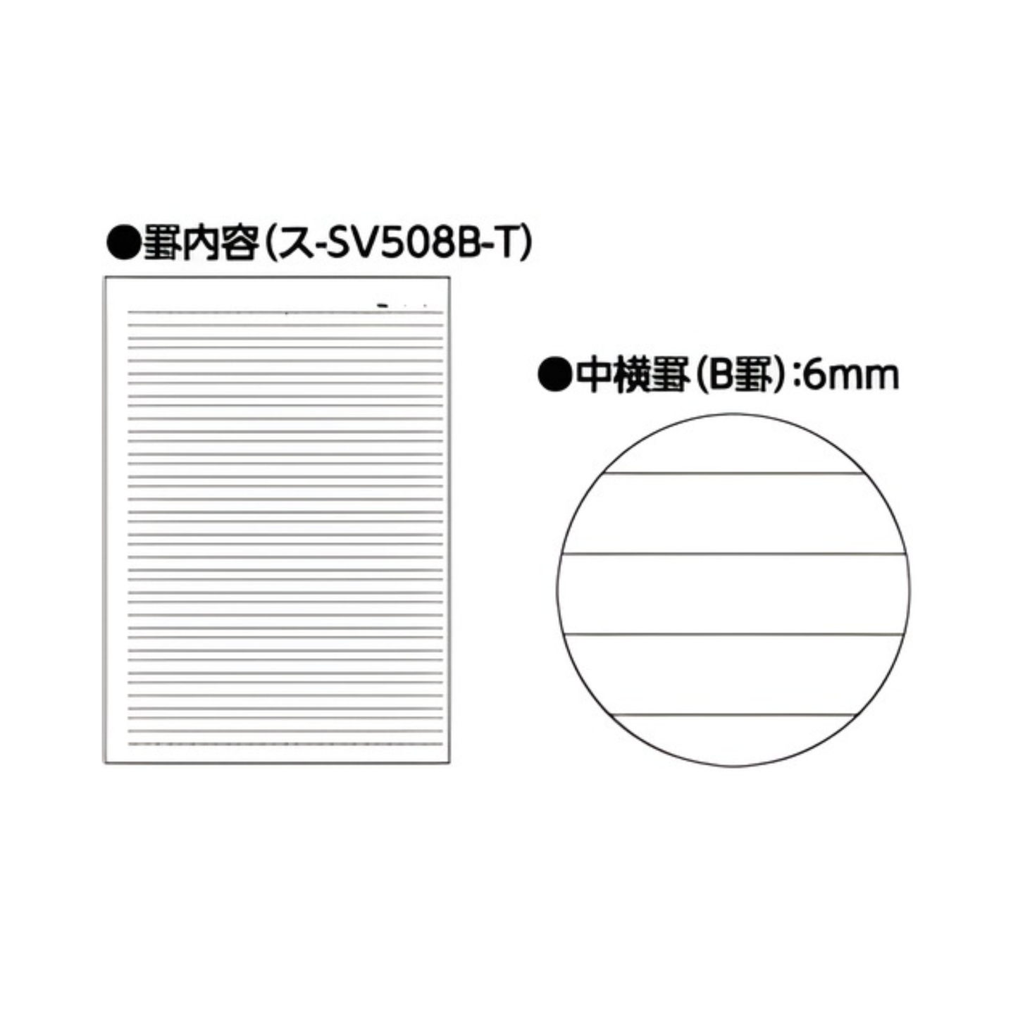 KOKUYO Soft Ring Clear Notebook - B5 6mm Ruled - 80 Pages