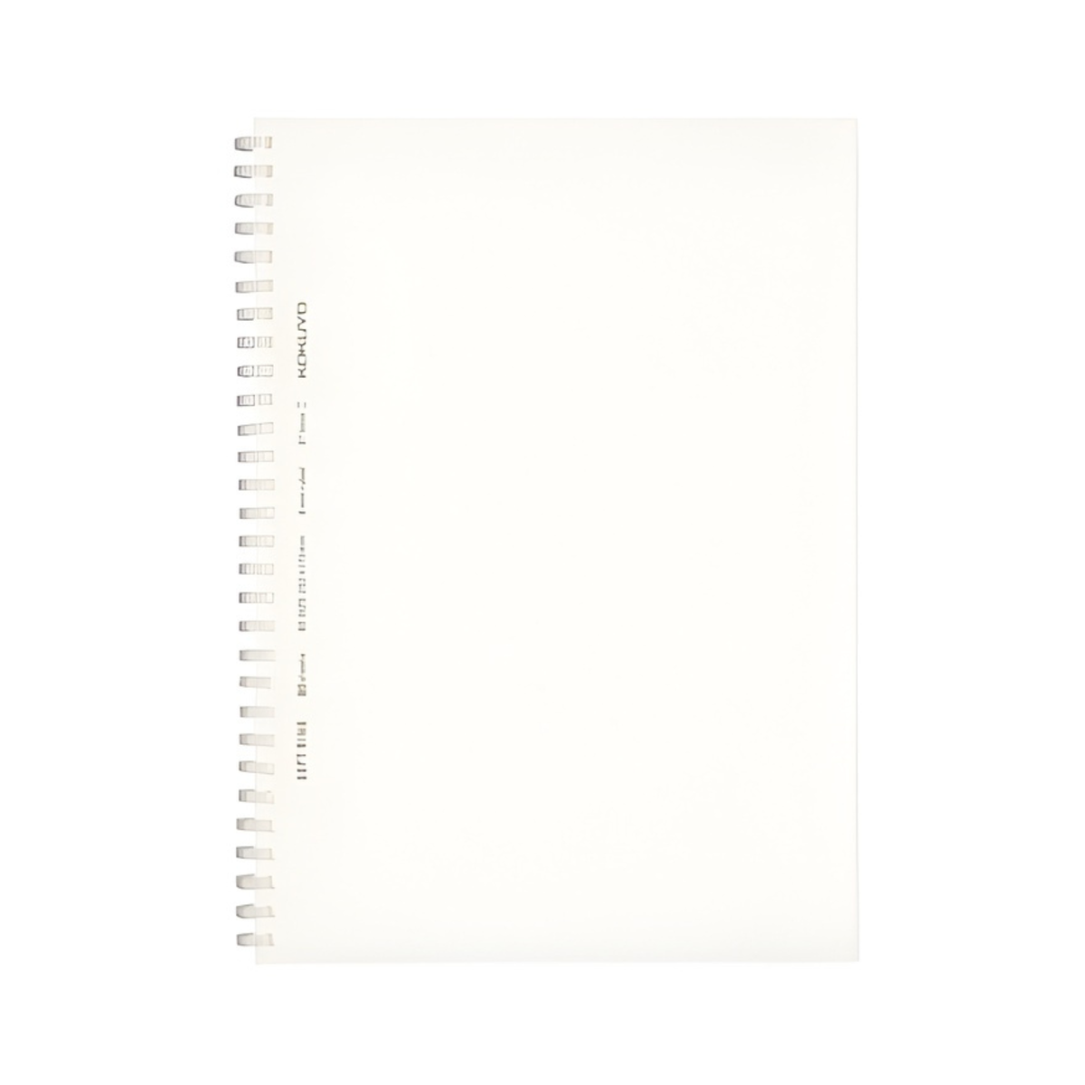 RESTOCK! KOKUYO Soft Ring Clear Notebook - A5 6mm B Ruled - 80 Pages ...