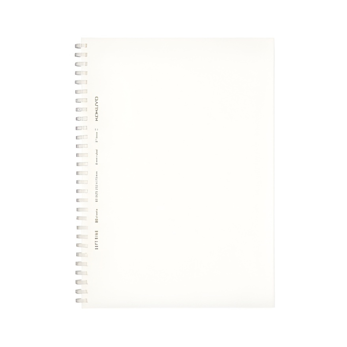 RESTOCK! KOKUYO Soft Ring Clear Notebook - A5 5mm Dot Ruled - 80 Pages