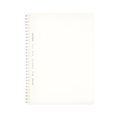 RESTOCK! KOKUYO Soft Ring Clear Notebook - A5 5mm Dot Ruled - 80 Pages