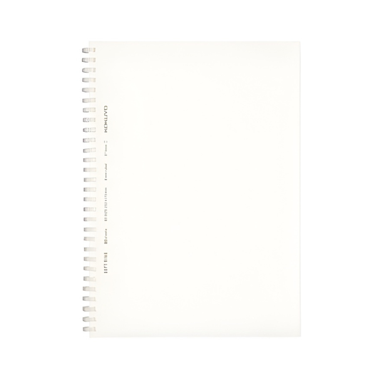 RESTOCK! KOKUYO Soft Ring Clear Notebook - A5 5mm Dot Ruled - 80 Pages