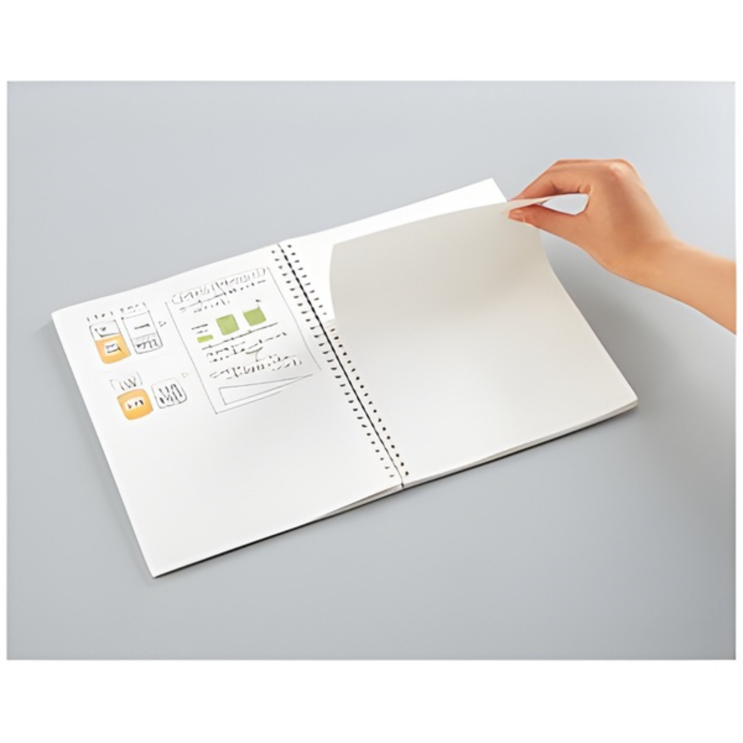 RESTOCK! KOKUYO Soft Ring Clear Notebook - A5 6mm B Ruled - 80 Pages