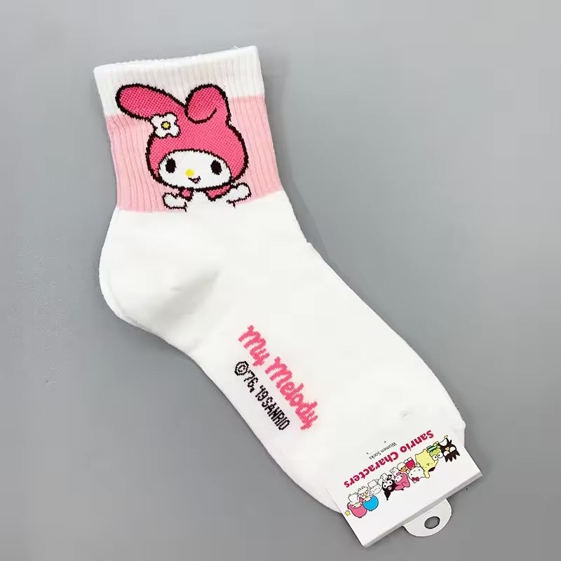 Sanrio Character Socks – Cute Kawaii Cotton Socks