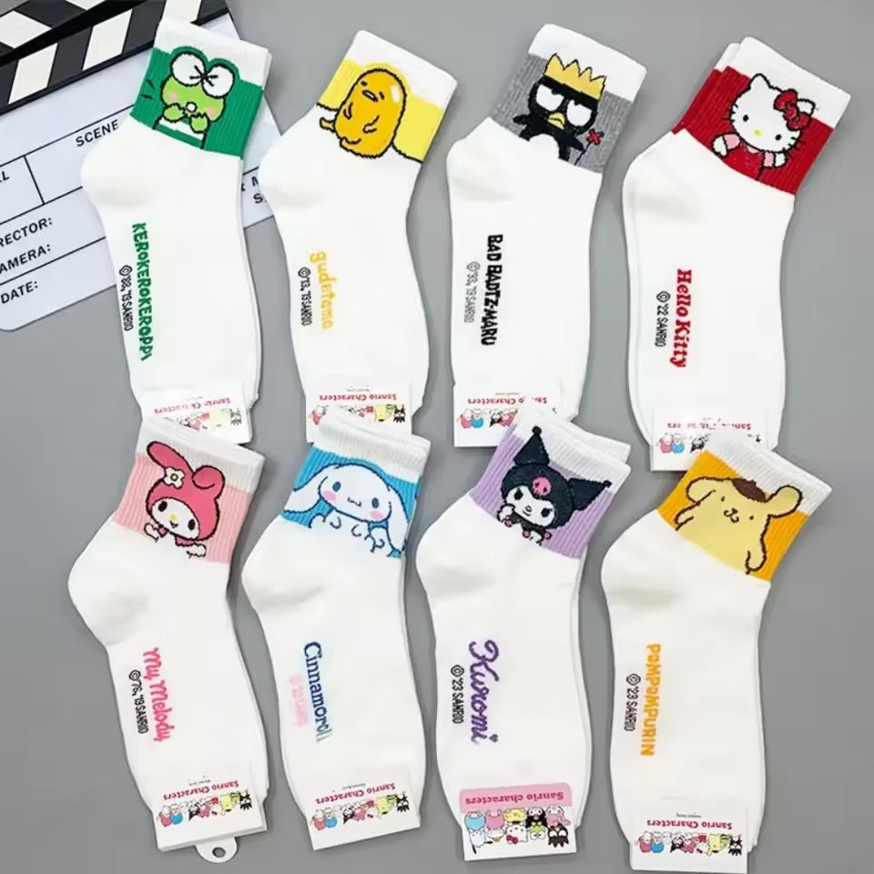 Sanrio Character Socks – Cute Kawaii Cotton Socks