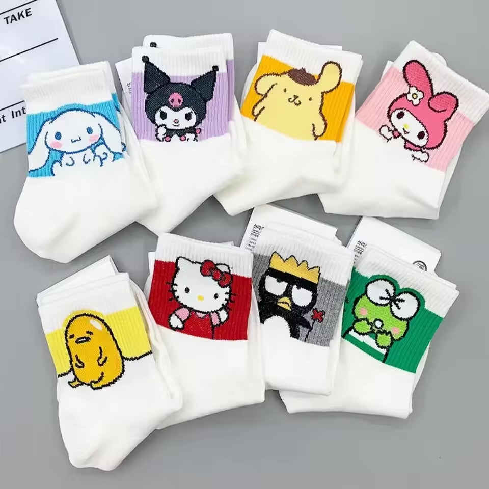 Sanrio Character Socks – Cute Kawaii Cotton Socks