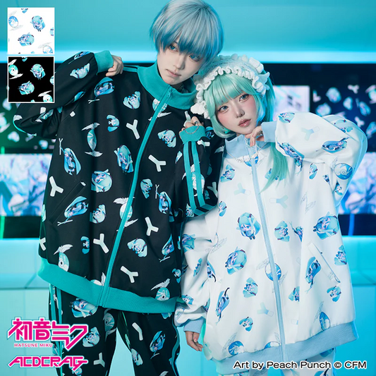 (NEW ARRIVAL) ACDC RAG × Hatsune Miku – Jersey Jacket – “Hatsune Miku FOREVER” Edition