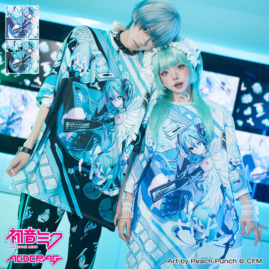 (NEW ARRIVAL) ACDC RAG × Hatsune Miku – Huge T-Shirt