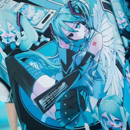 ACDC RAG × Hatsune Miku - Huge T-Shirt