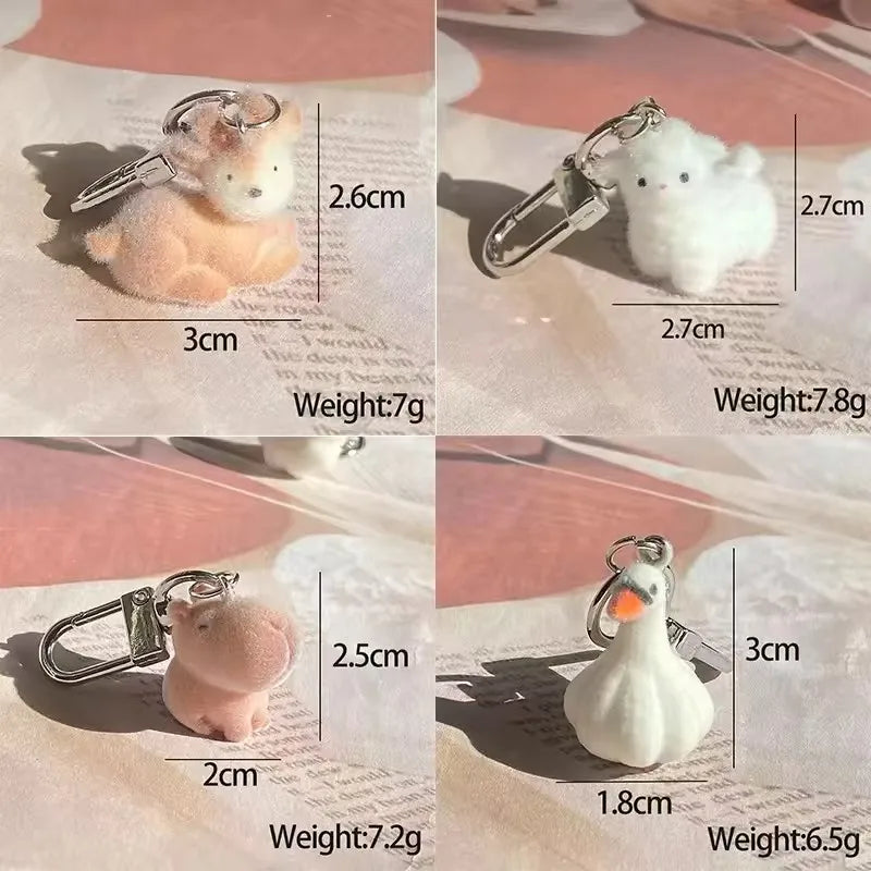 (NEW ARRIVAL) Keychains - Mini Fluffy Animal