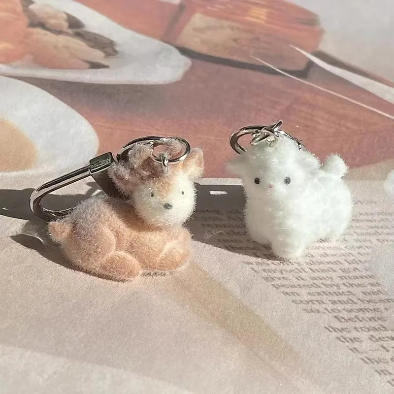 (NEW ARRIVAL) Keychains - Mini Fluffy Animal
