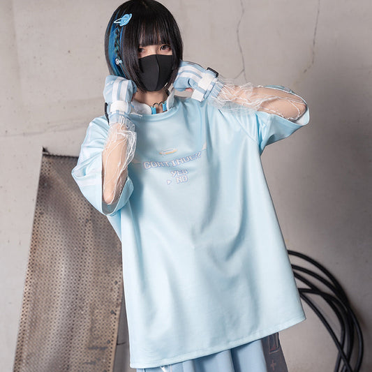 (NEW ARRIVAL) ACDC RAG – Game Over T-Shirt – Pastel Blue Edition 🎮👼✨