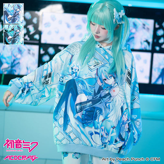 (NEW ARRIVAL) ACDC RAG × Hatsune Miku – Hoodie – “Hatsune Miku FOREVER” Edition