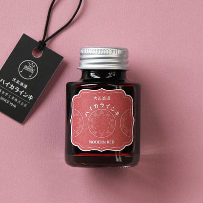 Teranishi Guitar Fountain Pen Ink - Modern Red - 40ml