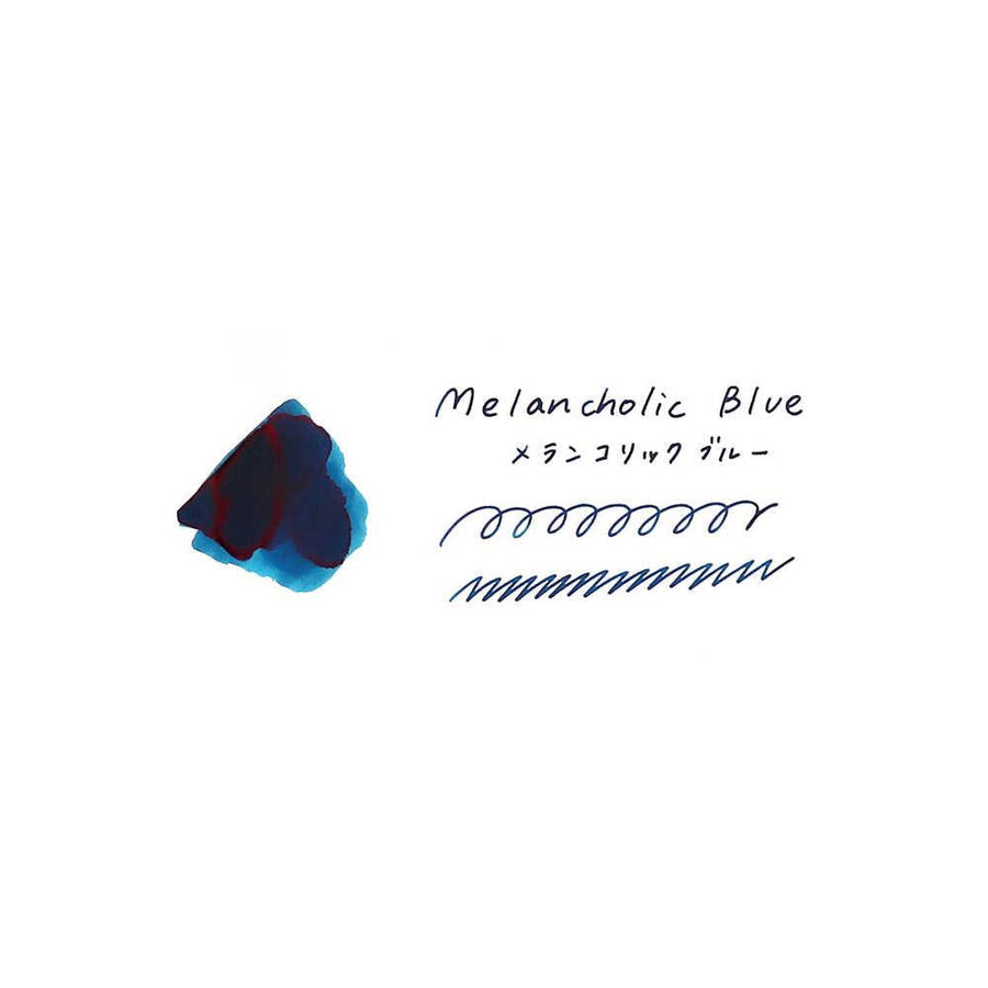(COMING SOON) Teranishi Guitar Fountain Pen Ink - Melancholic Blue - 40ml