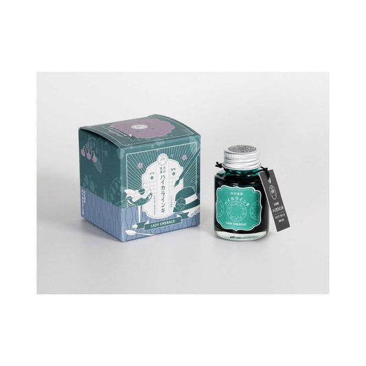 Teranishi Guitar Fountain Pen Ink - Lady Emerald (40ml)