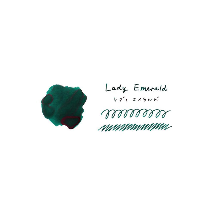 Teranishi Guitar Fountain Pen Ink - Lady Emerald (40ml)