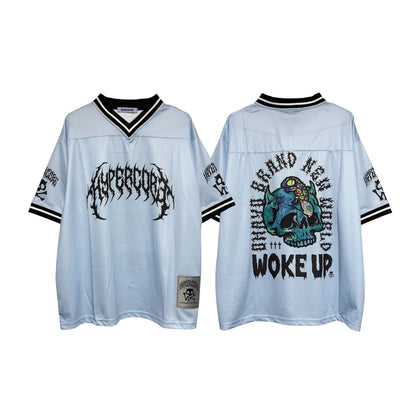 NEW! Hypercore - WOKE UP Soccer Shirt / Blue (HCT-455BLE)
