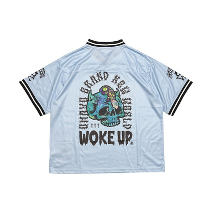 NEW! Hypercore - WOKE UP Soccer Shirt / Blue (HCT-455BLE)