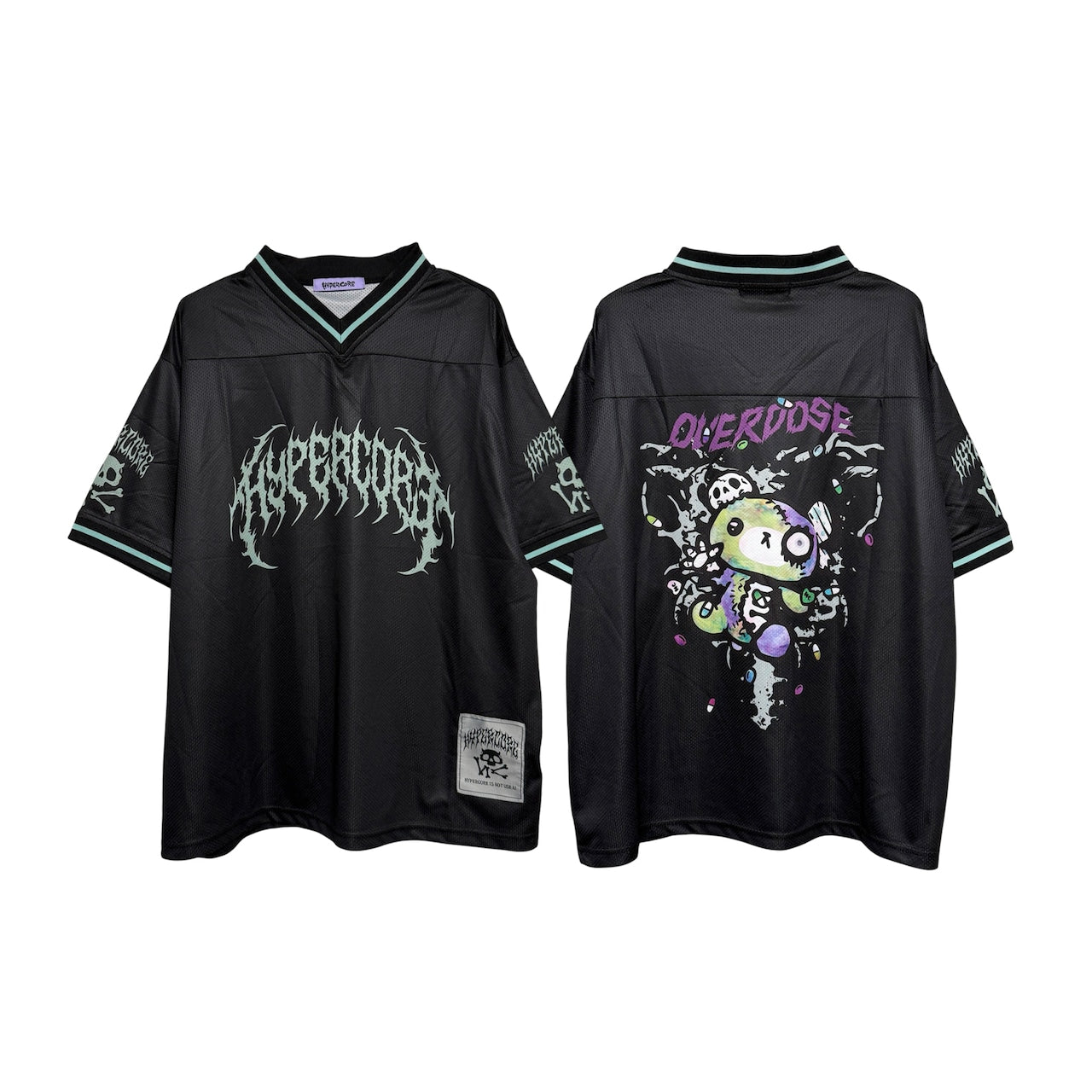 NEW! Hypercore - OVERDOSE Soccer Shirt / Black (HCT-455BK)