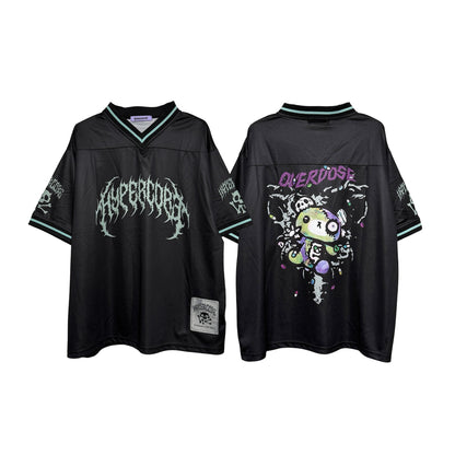 NEW! Hypercore - OVERDOSE Soccer Shirt / Black (HCT-455BK)