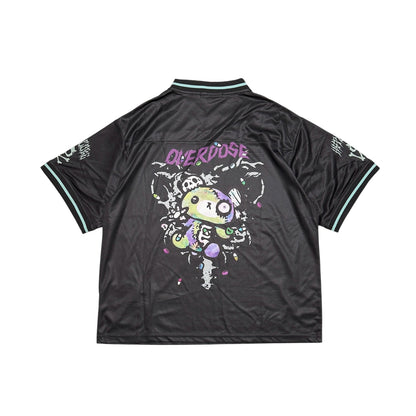 NEW! Hypercore - OVERDOSE Soccer Shirt / Black (HCT-455BK)