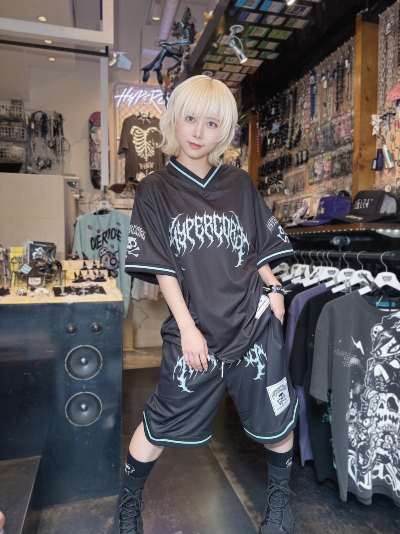 NEW! Hypercore - OVERDOSE Soccer Shirt / Black (HCT-455BK)