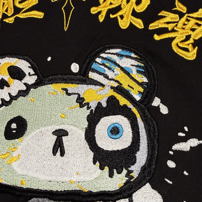 NEW! Hypercore - Sick Bear Thorn Soul Graphic Embroidered T-Shirt (HCT-452)