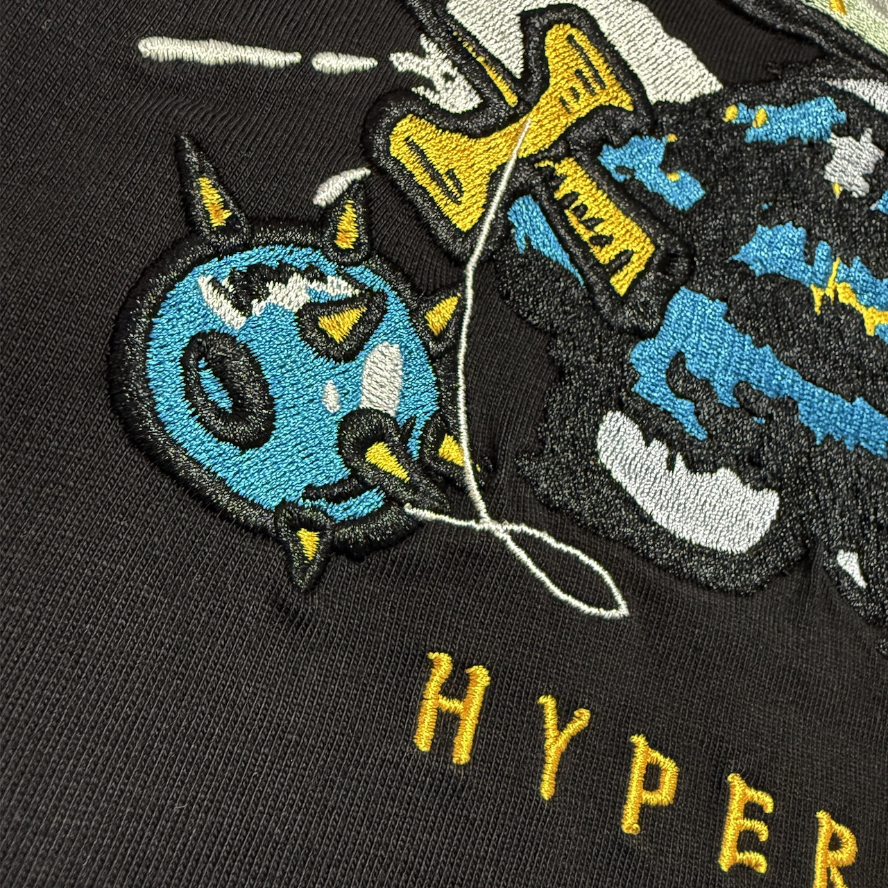 NEW! Hypercore - Sick Bear Thorn Soul Graphic Embroidered T-Shirt (HCT-452)