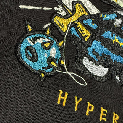 NEW! Hypercore - Sick Bear Thorn Soul Graphic Embroidered T-Shirt (HCT-452)