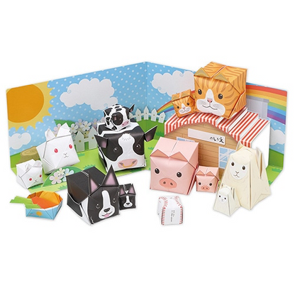 Origami Paper Toyo - Animal Balloon Set - 15cm